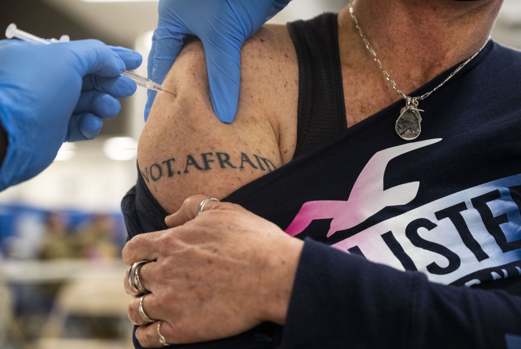 Teachers and staff vaccinated at Vashon High School